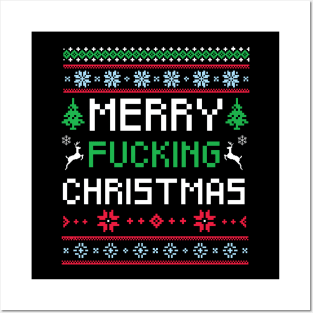 Merry Fucking Christmas Posters and Art